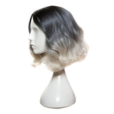 Peruca HEIDI Ombre Negru Gri Albastru